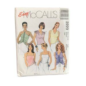 Vintage Easy McCalls 2223 Sewing Pattern Womens Top Size 12-14 uncut